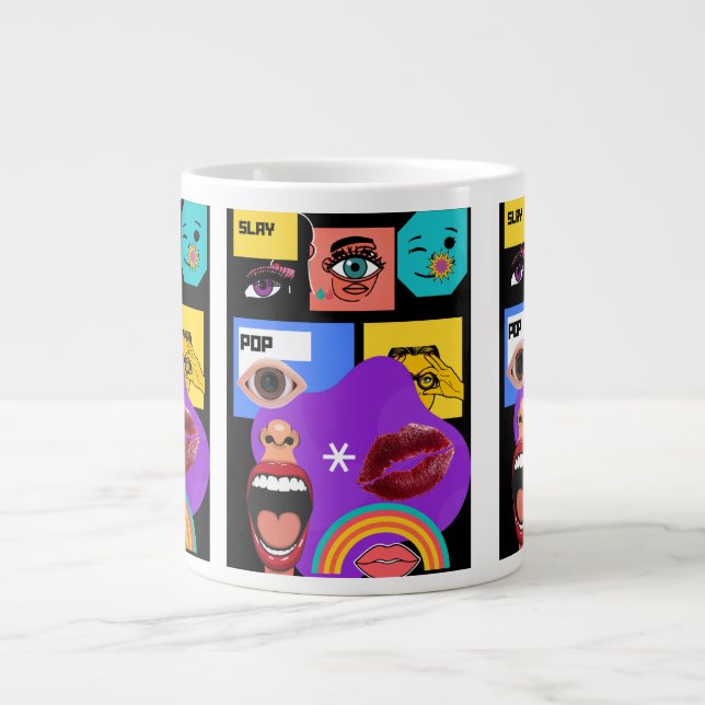 Bold Pop Art | Retro Comic Style mug (Front)