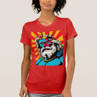 Bold Pop Art Zeus – Colorful Greek God Illustratio