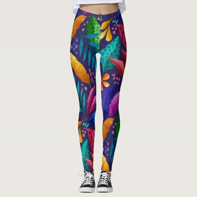 Bold Prints, Soft Fits – Leggings on Sale Now! (Front)