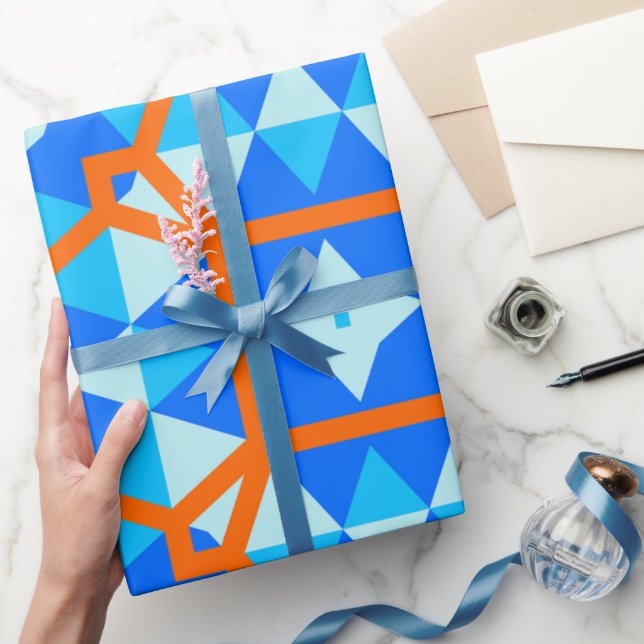 Bold Radiant Initial Love Bridal Shower Wrapping Paper (Gifting)