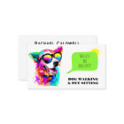 Bold Rainbow Dog Walker Pet Sitter