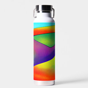 Bold Rainbow Hills Water Bottle