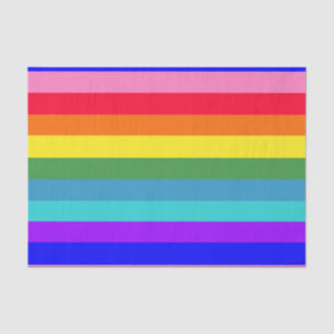 Bold Rainbow Stripes tissue paper