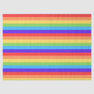 Bold Rainbow Stripes Tissue Paper