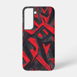 Bold Red and Black Samsung Galaxy Case