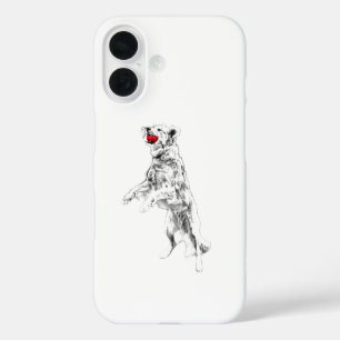 Bold Red, Autumn Motion iPhone 16 Case