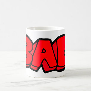 Bold Red Bad Coffee Mug
