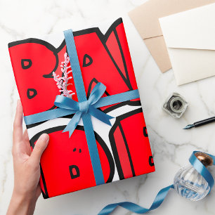 Bold Red Bad Wrapping Paper