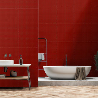 Bold Red Geometric Abstract Wallpaper Pattern