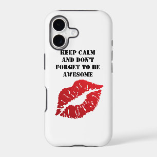 Bold Red Lips Aesthetic