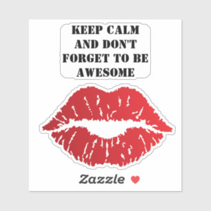 Bold Red Lips Aesthetic