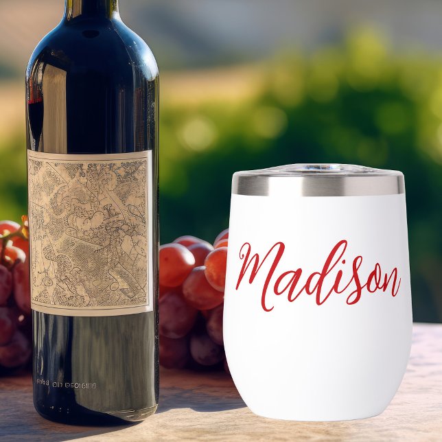 Bold Red Name in Handwritten Script Custom (Creator Uploaded)