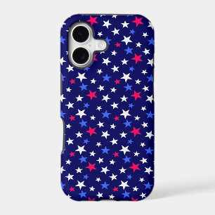 Bold Red, Patriotic Blue, and White Stars