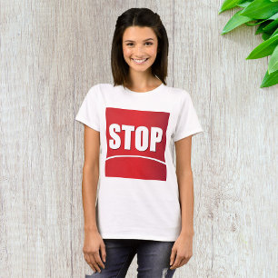 Bold Red Stop Sign T-Shirt
