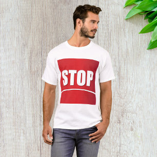 Bold Red Stop Sign T-Shirt