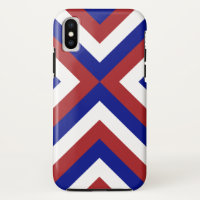 Bold Red, White, and Blue Chevrons