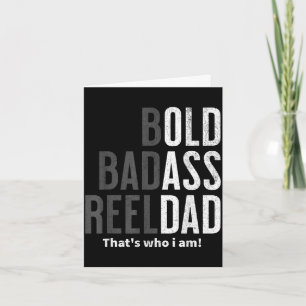 Bold reel dad gag funny fishing fathers day card