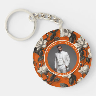 Bold Retirement Gifts Custom Photo Key Ring