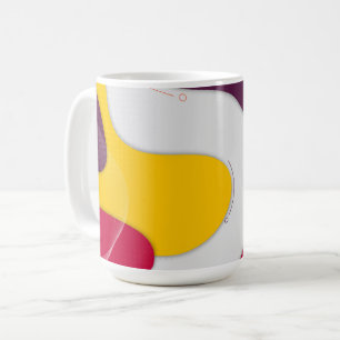 Bold Retro Abstract Colorwave Mug