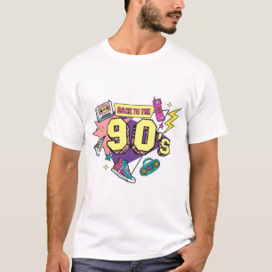 Bold Retro Back to the 90s Art T-Shirt