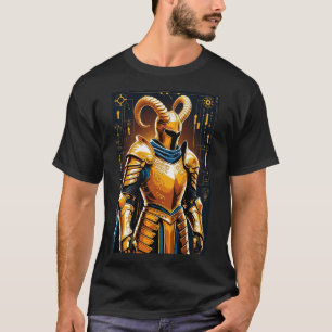 Bold Retro Knight Graphic Tee