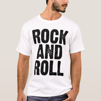 bold rock and roll logo design T-Shirt
