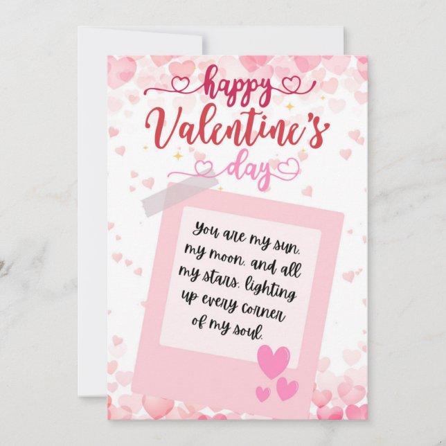Bold Romantic Valentine’s Day Card (Front)