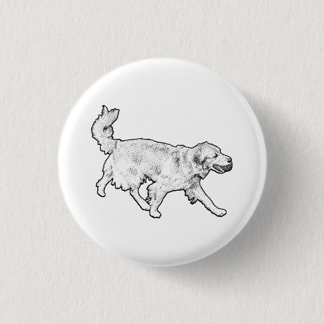 Bold Running Moment 3 Cm Round Badge (Front)