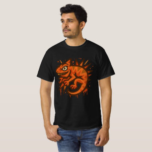 Bold Salamander Illustration T-Shirt