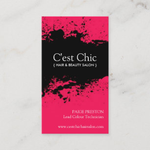 Bold Salon Business Cards