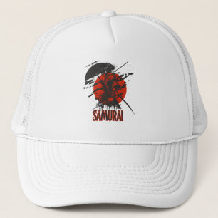 Bold Samurai Warrior trucker hat– Japanese Art Trucker Hat