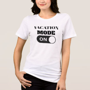 Bold Sans Serif Minimal Travel T-Shirt   vacation  Tri-Blend Shirt