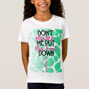 Bold Sass Graphic “Don’t Make Me Put My Foot" T-Shirt