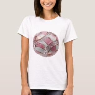 Bold Silver ABSTRACT ART Design T-Shirt