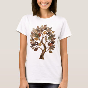Bold Silver ABSTRACT ART Fashion Print T-Shirt