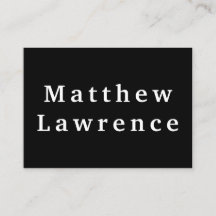 BOLD & Simple Black and White