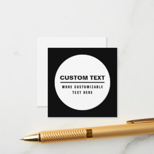 Bold Simple Customisable Text Template 