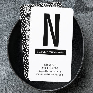 Bold Simple Trendy Professional Modern Minimalist Business Card