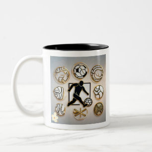 "Bold Sports Designs" Two-Tone Coffee Mug
