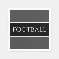 Bold Sporty Dark Grey White Black Large Football