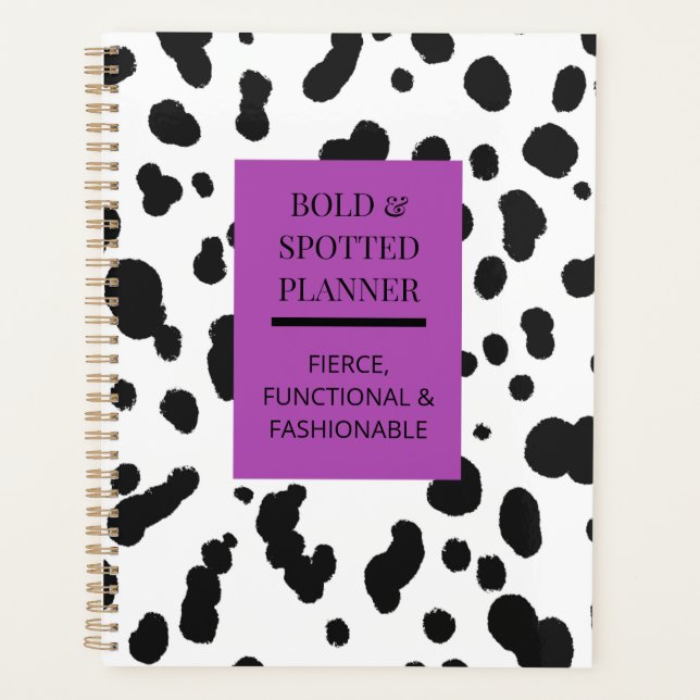 Bold & Spotted Planner (Front)