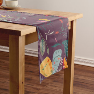 Bold Spring Flowers Garden Table Runner