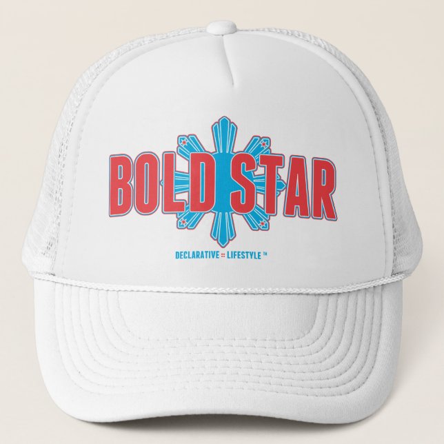 Bold Star Full Logo Trucker Hat (Front)