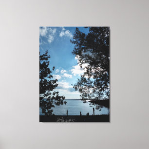 Bold Stark Contrast Canvas Print