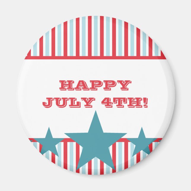 Bold Stars and Stripes Magnet (Front)