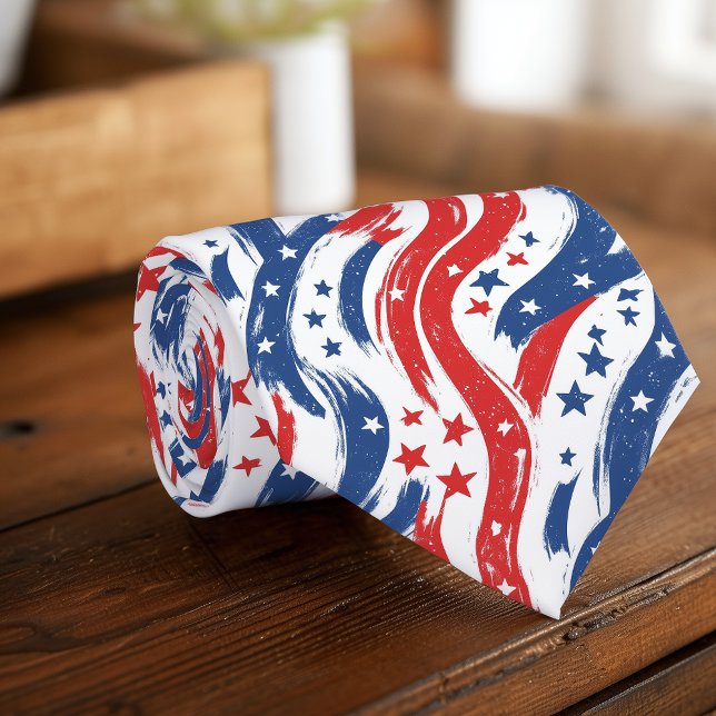 Bold Stars and Stripes Tie (Creator Uploaded)