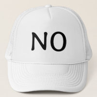 Bold Statement 'No' Minimalist