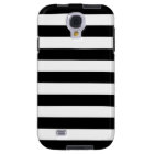 Bold Stripe Galaxy S4 Case in Black and White