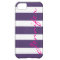 Bold Striped iPhone 5 Barely There Case | plum