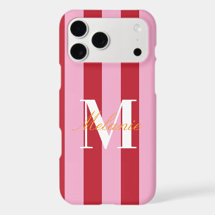 Bold Stripes Colourful Custom Monogram Initial